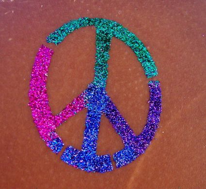 Glitter Symbol Tattoo